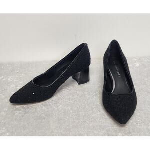 DONALD PLINER Womens Black Suzette Pumps-Size 7.5M